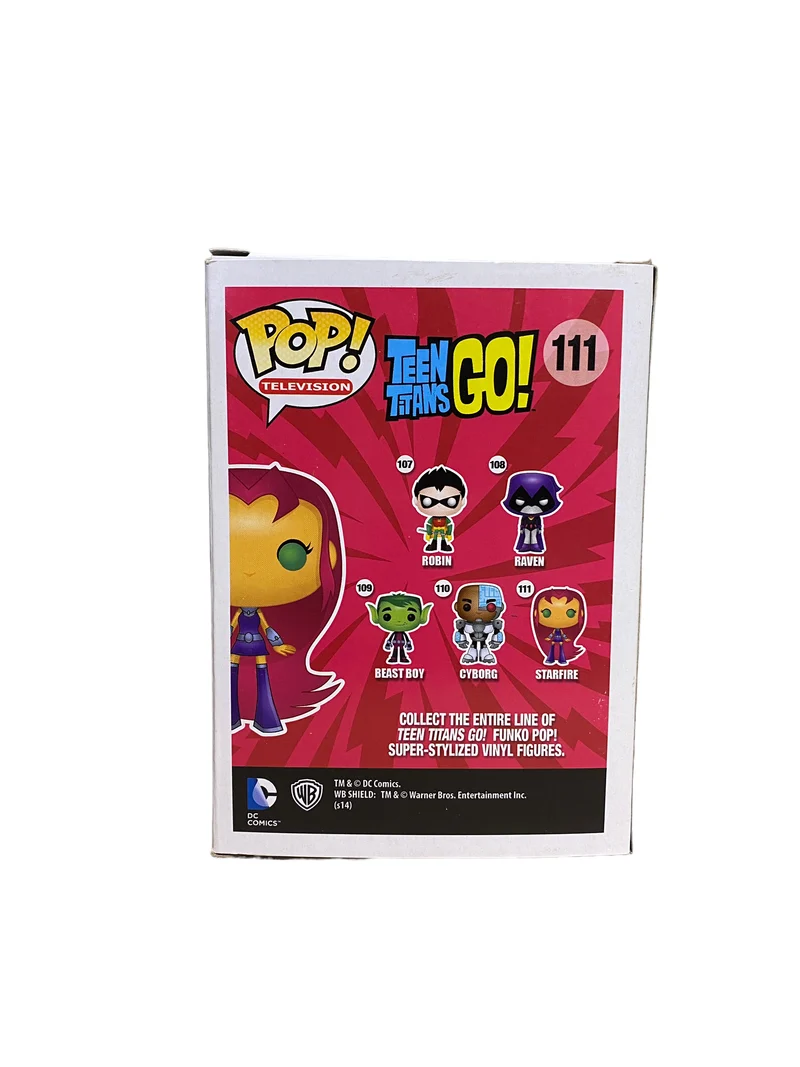 Starfire #111 Funko Pop! - Teen Titans Go! - 2014 Pop! - Condition 8.5/10