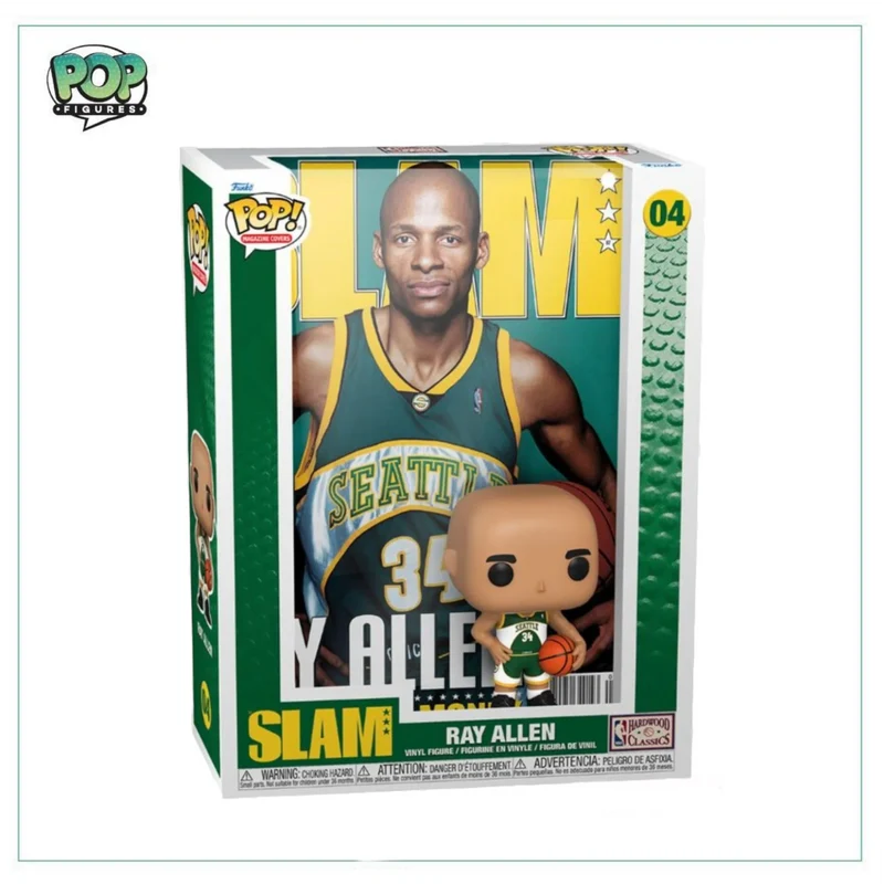 Ray Allen #04 Funko Magazine Cover! - Slam - NBA