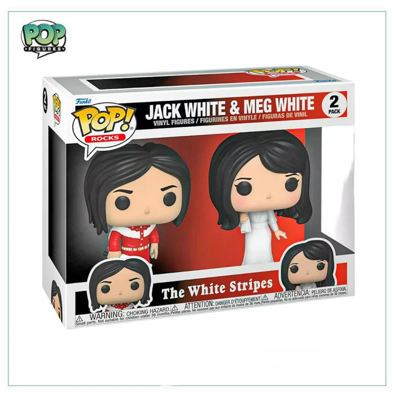 Jack White & Meg White Deluxe Funko 2 Pack! The White Stripes