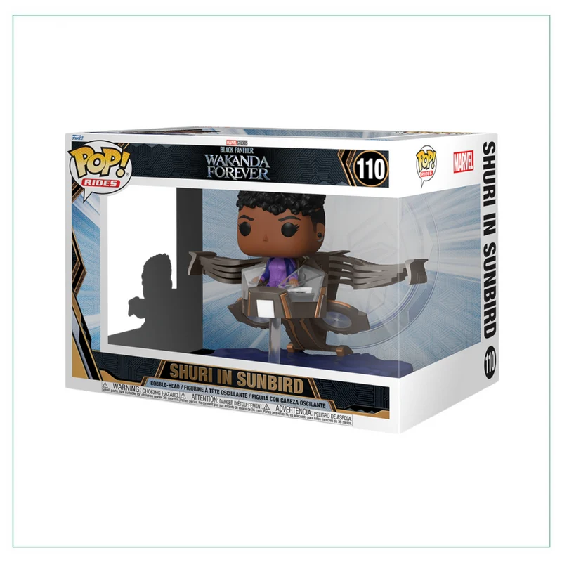 Shuri in Sunbird #110 Funko Pop! Rides Wakanda Forever