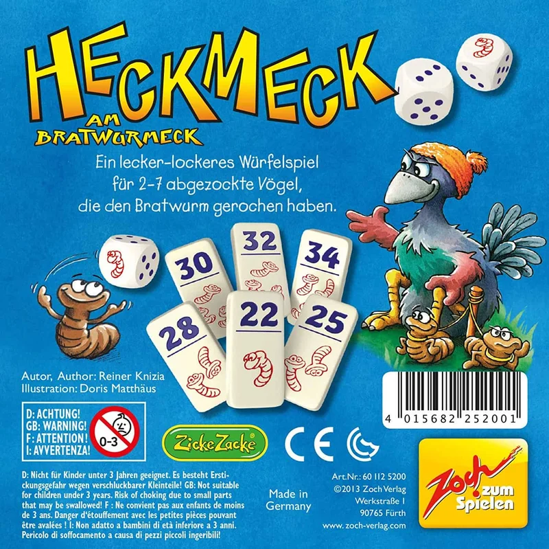Kinderspiel - Heckmeck im Bratwurmeck