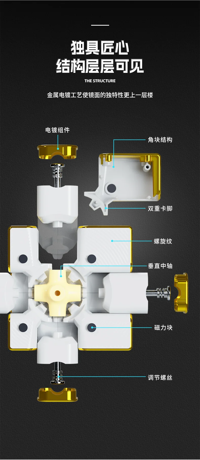 ShengShou 3x3 Mirror Cube (Metallic, Magnetic)