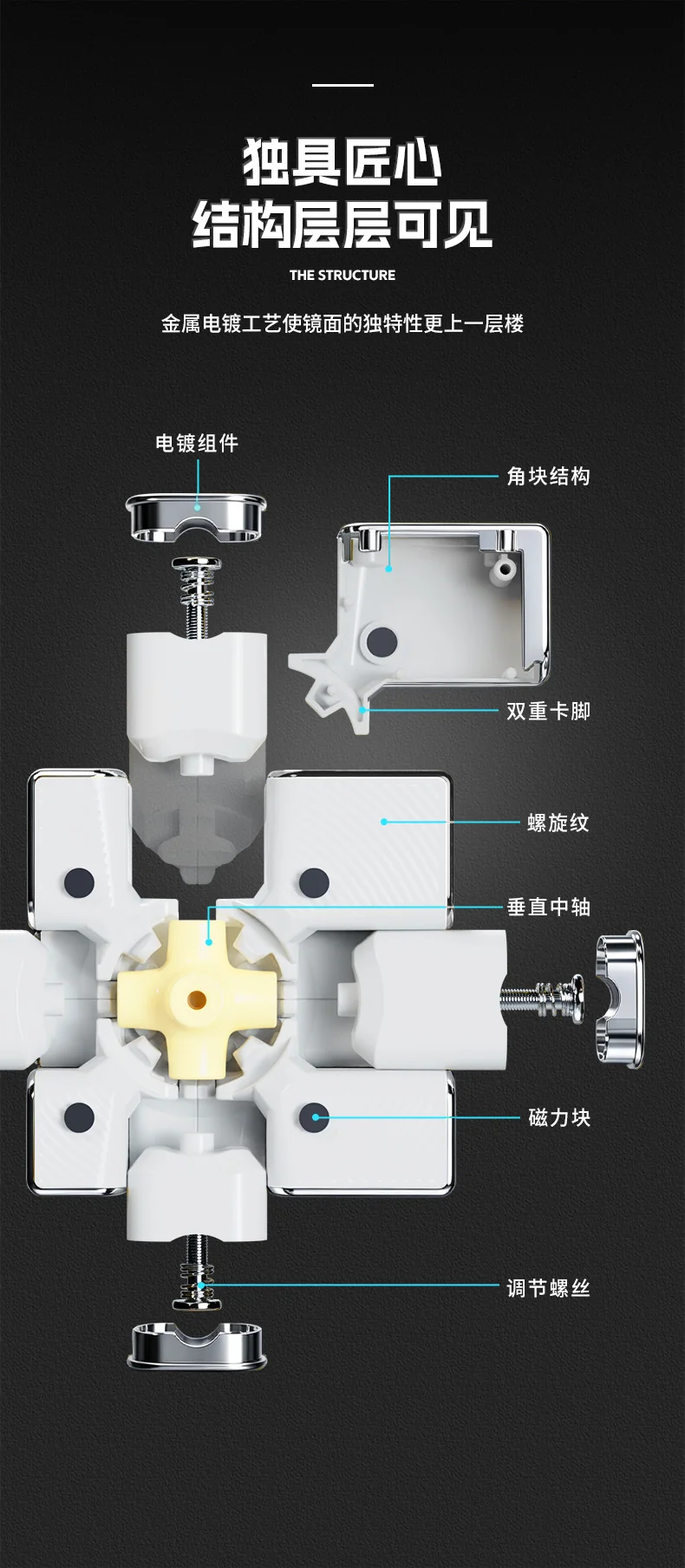 ShengShou 3x3 Mirror Cube (Metallic, Magnetic)