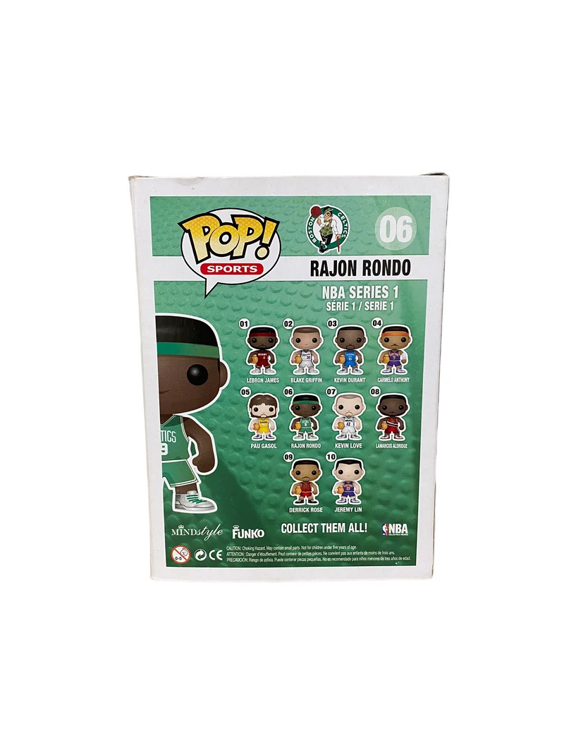 Rajon Rondo #06 Funko Pop! - NBA - 2012 Pop! - Mindstyle - Condition 8/10