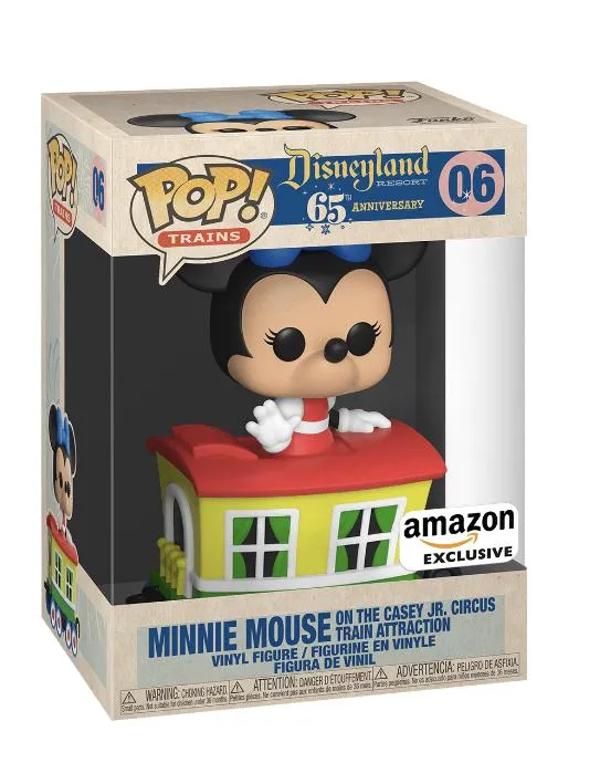 Minnie Mouse On The Casey Jr. Circus Train Attraction #06 Funko Pop! Disneyland 65th Anniversary