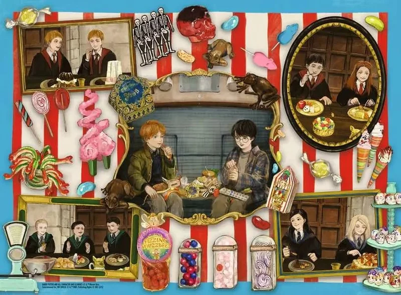 Kinderpuzzle ab 8 - Magische Süßigkeiten/ Harry Potter - 200 Teile