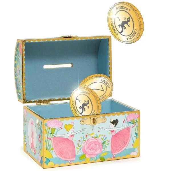Spardose Ballerina mit Schloss – Djeco