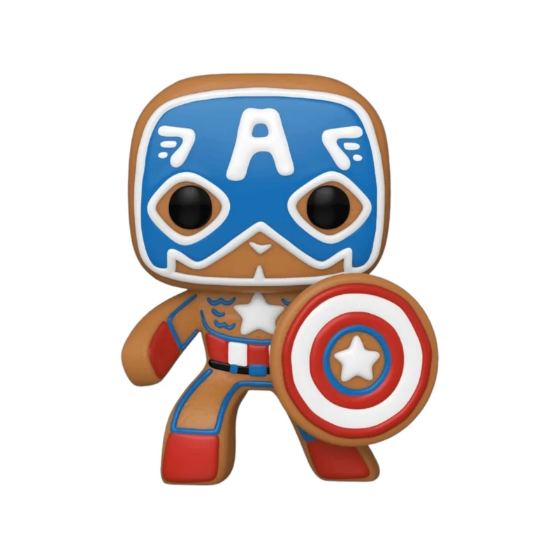 Gingerbread Captain America #933 Funko Pop! - Marvel