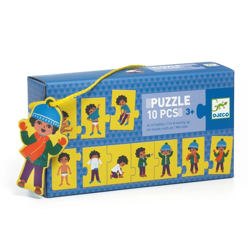 Lernspiel: Puzzle Anziehen