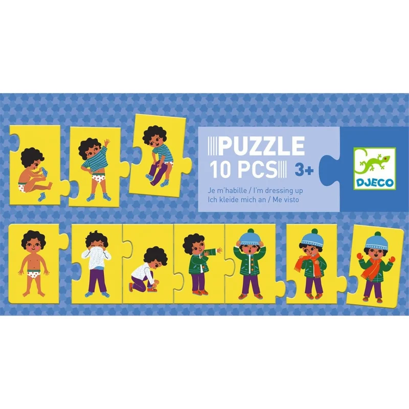 Lernspiel: Puzzle Anziehen