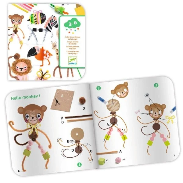 Kreativbox Dschungeltiere – Djeco
