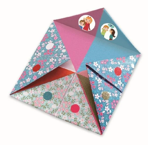 Origami: Himmel und Hölle Blumen