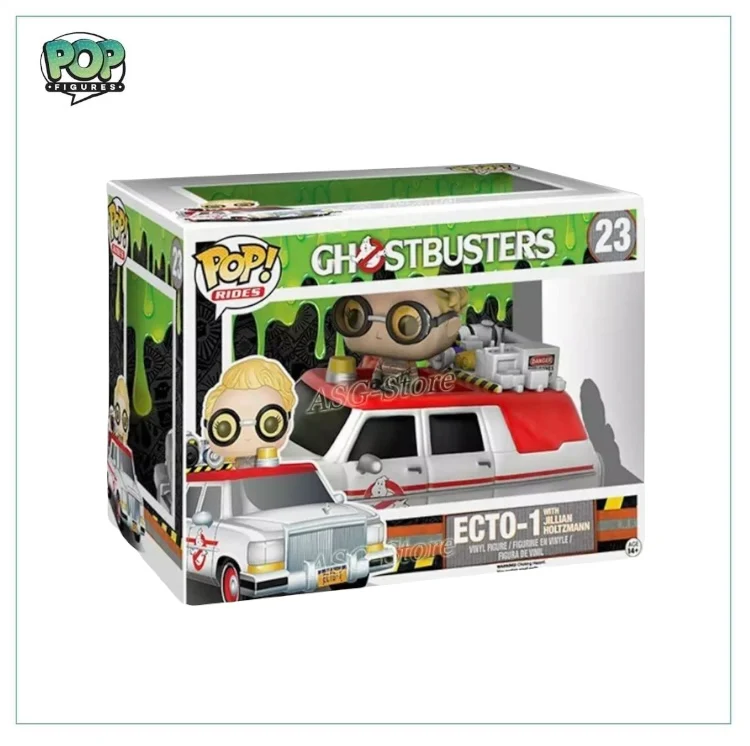 Ecto-1 with Jillian Holtzmann #23 Deluxe Funko Pop! Ghostbusters - 9/10