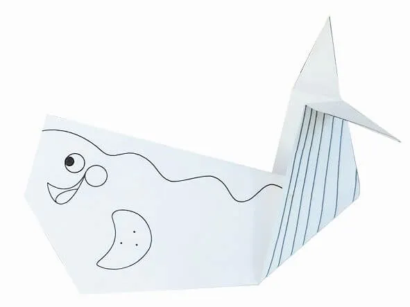 Origami -Coloring Origami - Wal - 15x15cm