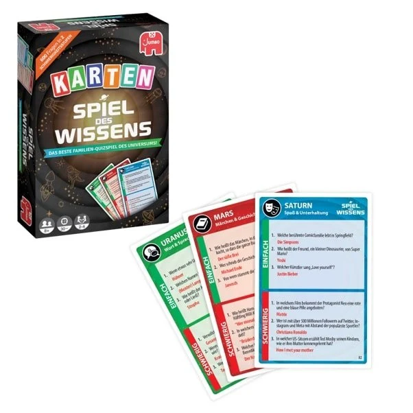 Spiel des Wissens – Kartenspiel für Kinder & Erwachsene