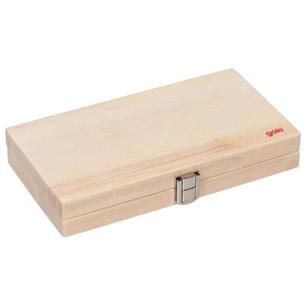 Backgammon Spiel aus Holz im Klappkästchen