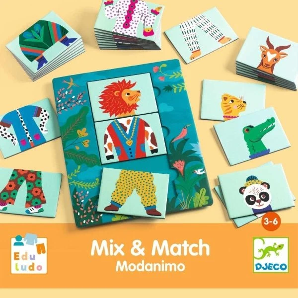 Mix & Match Modanimo Lernspiel ab 3 Jahren – Djeco