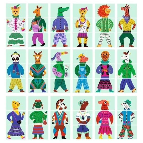 Mix & Match Modanimo Lernspiel ab 3 Jahren – Djeco