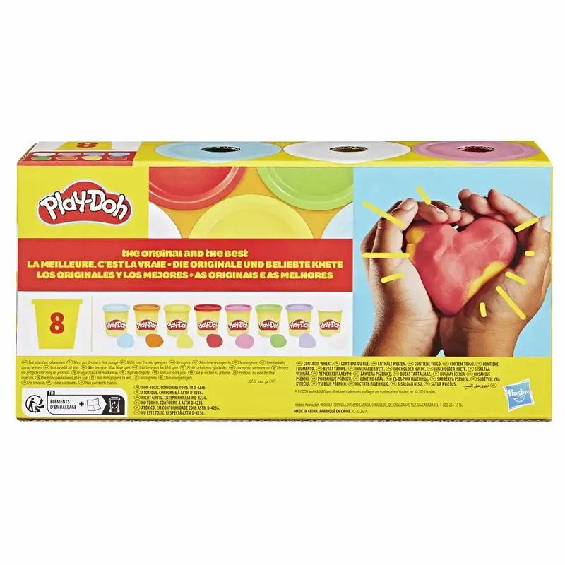 Play-Doh Spielknete Regenbogen 8 x 85 g