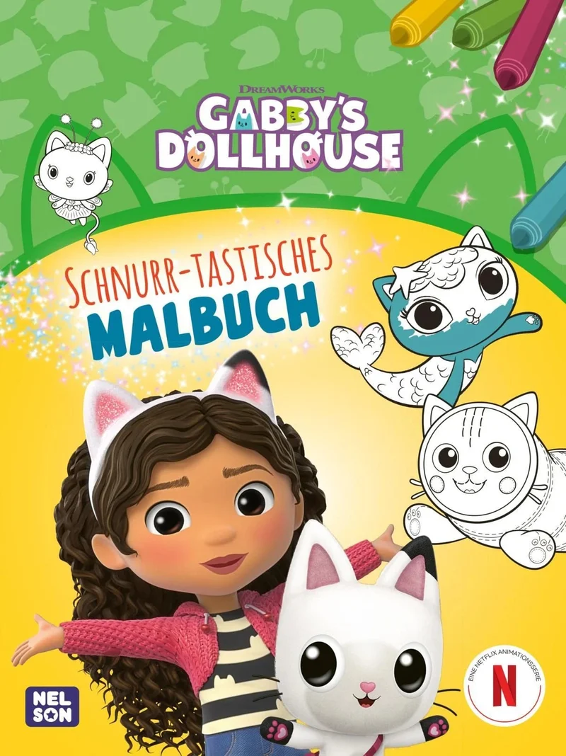Gabby's Dollhouse: Schnurr-tastisches Malbuch