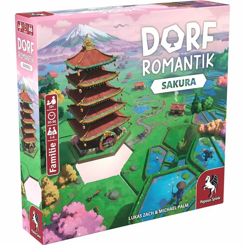 Dorfromantik – Sakura Brettspiel – Kooperatives Familienspiel