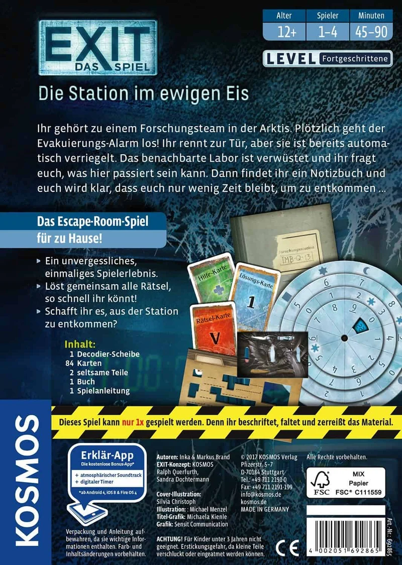 Spiel - EXIT Die Station im ewigen Eis