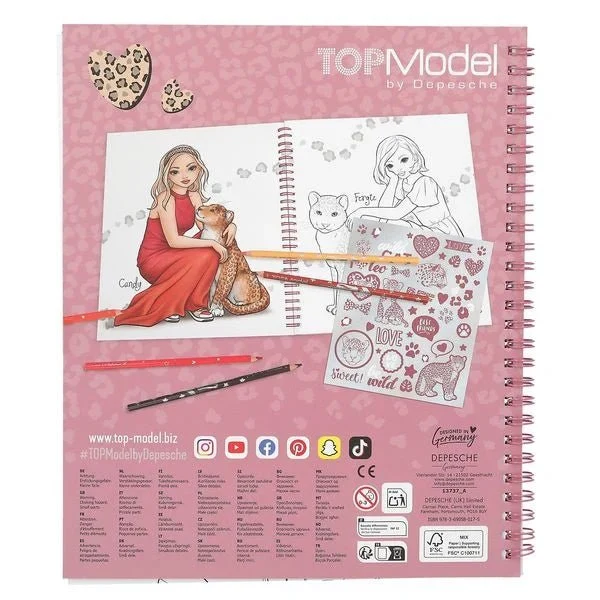 TOPModel Malbuch LEOHEART – Malbuch – Depesche