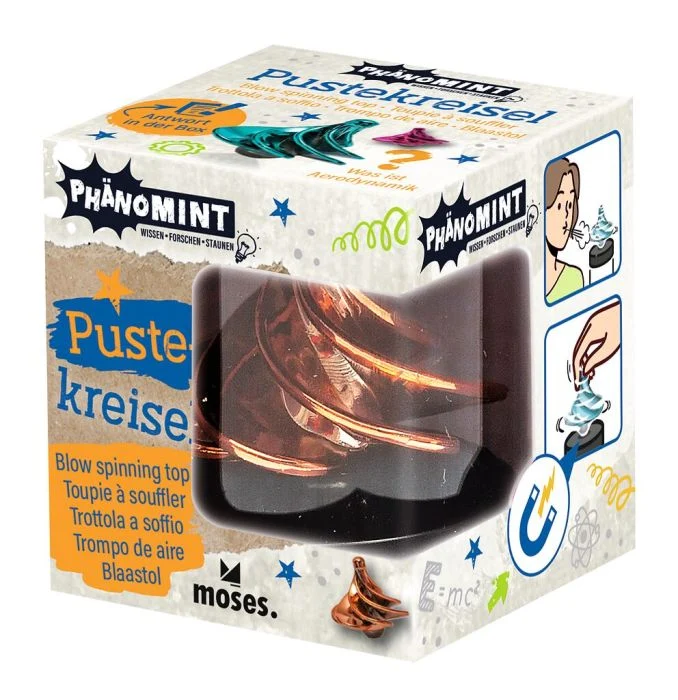 PhänoMINT Puste-Kreisel – Aerodynamik-Lernspielzeug