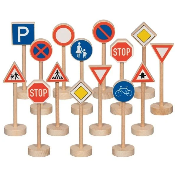 Goki Verkehrszeichen I aus Holz