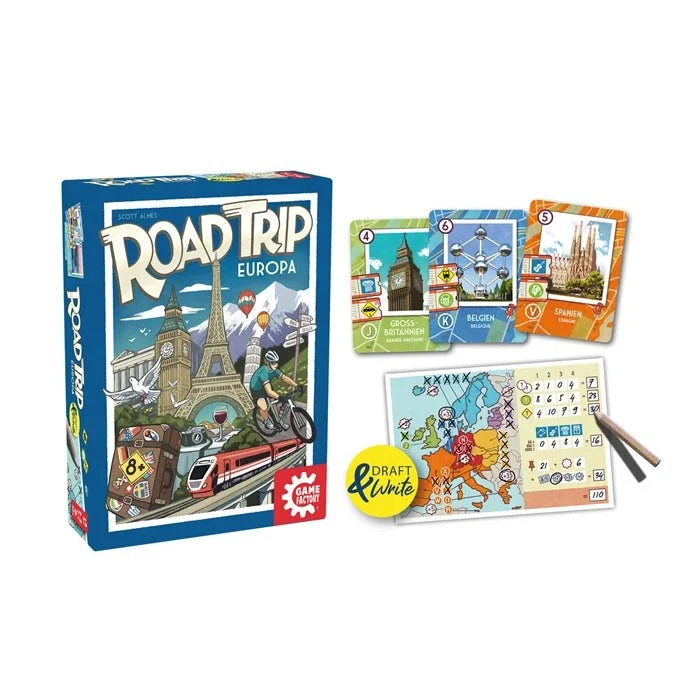 Road Trip Europa - Spiel