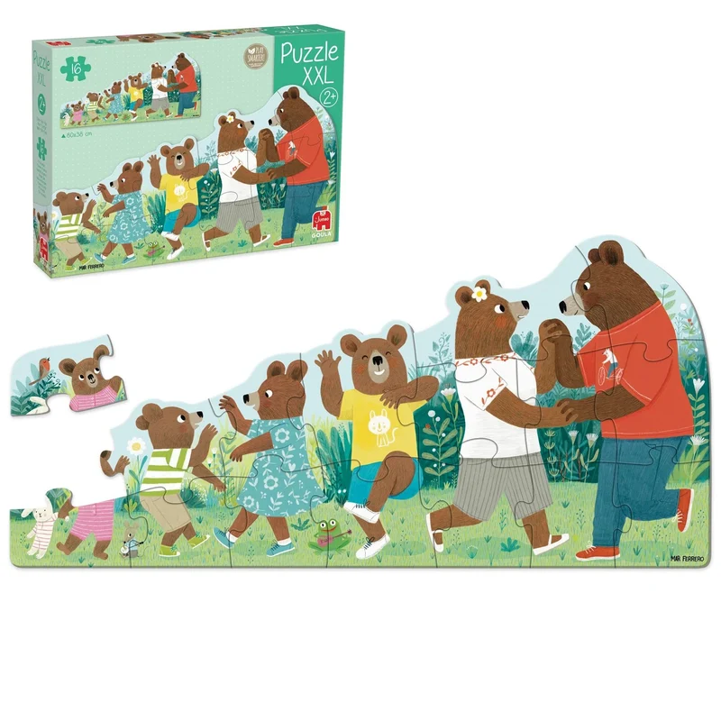 Goula XXL Puzzle Bärenfamilie – Nachhaltiges Lernpuzzle