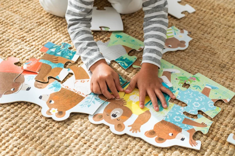 Goula XXL Puzzle Bärenfamilie – Nachhaltiges Lernpuzzle