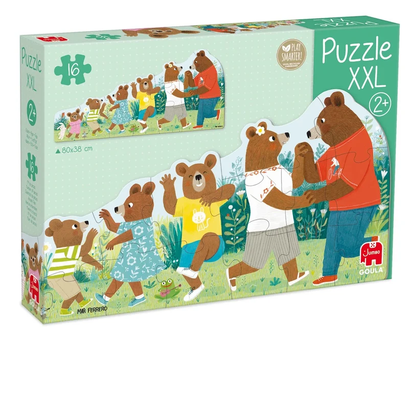 Goula XXL Puzzle Bärenfamilie – Nachhaltiges Lernpuzzle