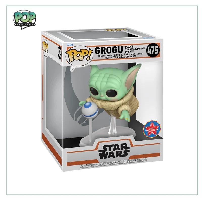 Grogu Macy's Thanksgiving Day Parade #475 Funko Pop! - Star Wars - Macy's Thanksgiving Day Parade Exclusive