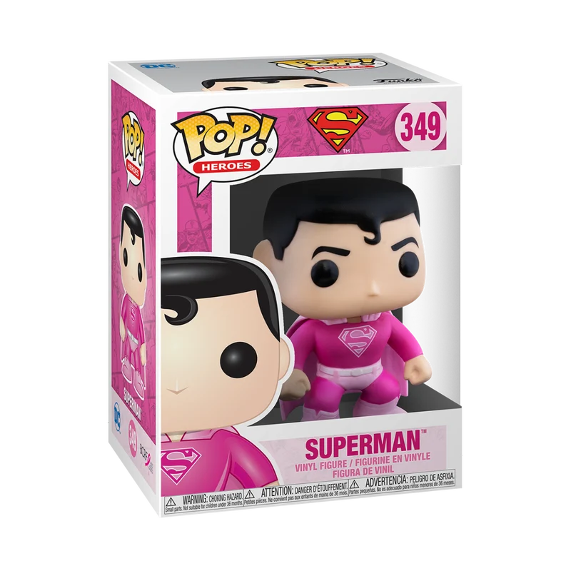 Superman #349 Funko Pop! Breast Cancer Awareness