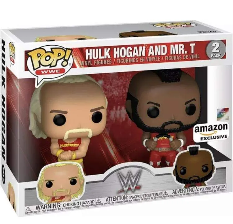 Hulk Hogan & Mr. T Deluxe 2 Pack Vinyl! WWE, Amazon Exclusive