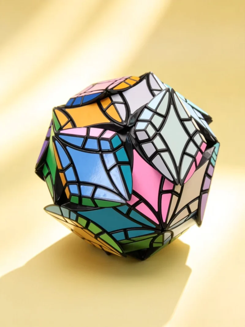 XJ Curvy Face-Turning Rhombic Triacontahedron (Plus)