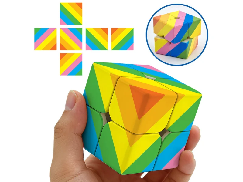 Ziina Rainbow Cube 2x2 (6-Color)