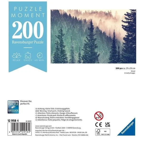 Ravensburger Puzzle Moment Wald 200 Teile – Entspannungspuzzle