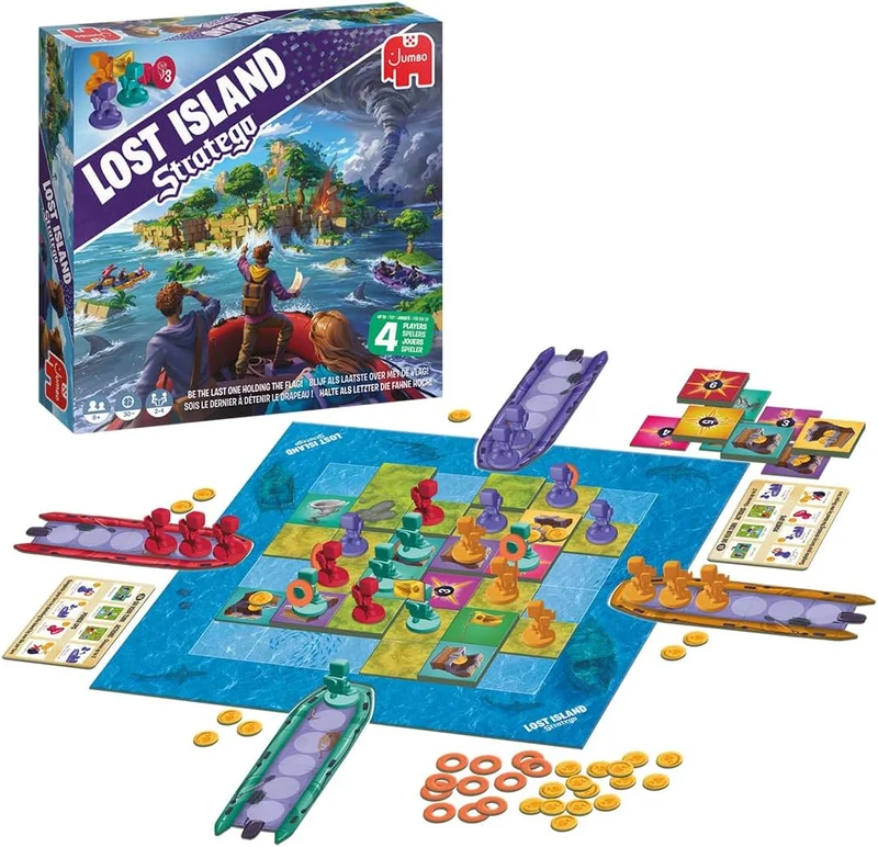 Jumbo Stratego Lost Island – Familienspiel