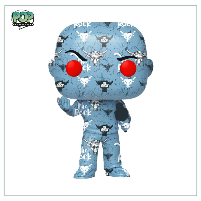 The Rock #44 (Artist Series) Funko Pop! - WWE - Walmart Exclusive