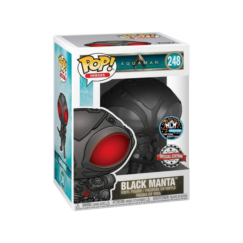 Black Manta #248 (Black) Funko Pop! - Aquaman - MCM Comic Con / Special Edition