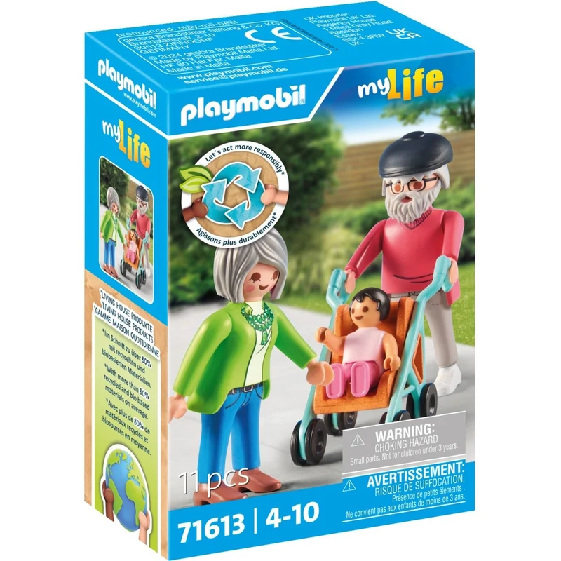 Playmobil® My Life 71613 - My Figures: Großeltern mit Baby