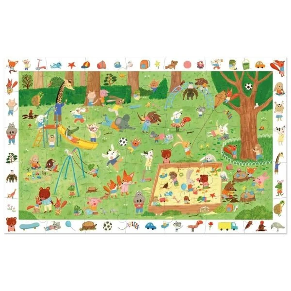 Wimmelpuzzle Spielplatz 35 Teile – Djeco