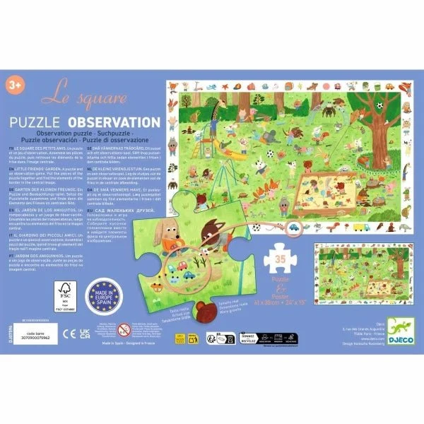 Wimmelpuzzle Spielplatz 35 Teile – Djeco