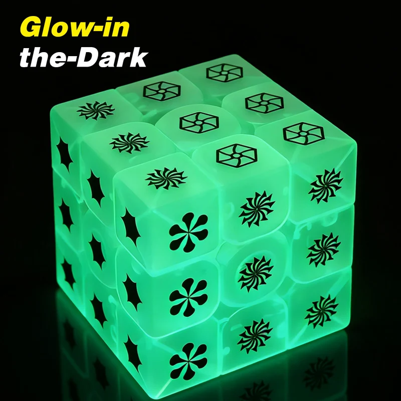 Ziina Flower Cube 3x3 (Glow-in-the-Dark)
