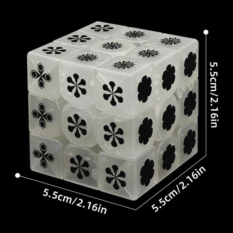 Ziina Flower Cube 3x3 (Glow-in-the-Dark)