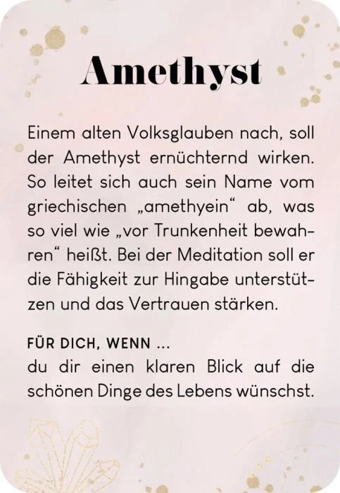 Omm for you: 50 Kristalle & Steine - Kartenset