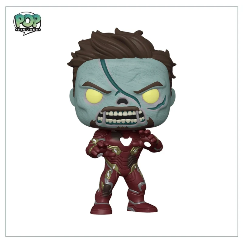 Zombie Iron Man #948 Deluxe 10” Funko Pop! Marvel What If…? Walmart Exclusive