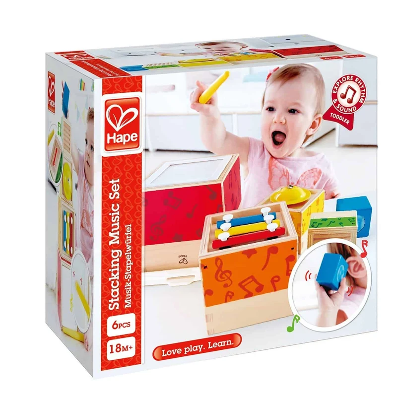 Hape Musik -Stapelwürfel